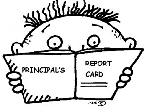 principals report card